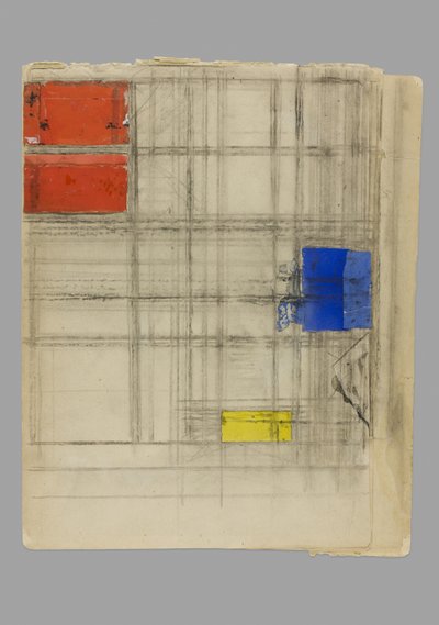 作曲のための習作 作： Piet Mondrian