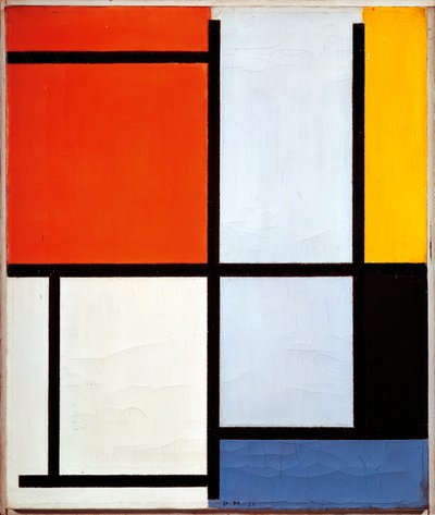 スイス、バーゼル、作曲 作： Piet Mondrian