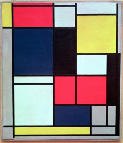 テーブルII 作： Piet Mondrian