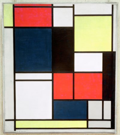 表II 作： Piet Mondrian