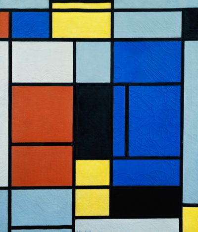 表No.1 作： Piet Mondrian