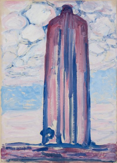 ウェストカペルの灯台、1908年。 作： Piet Mondrian