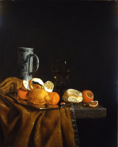 静物（キャンバスに油彩） 作： Pieter (1623 82) Janssens