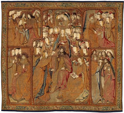 神の母または黄金の雀の勝利、c.1500-02（タペストリー） 作： Pieter (attr. to) Coecke van Aelst