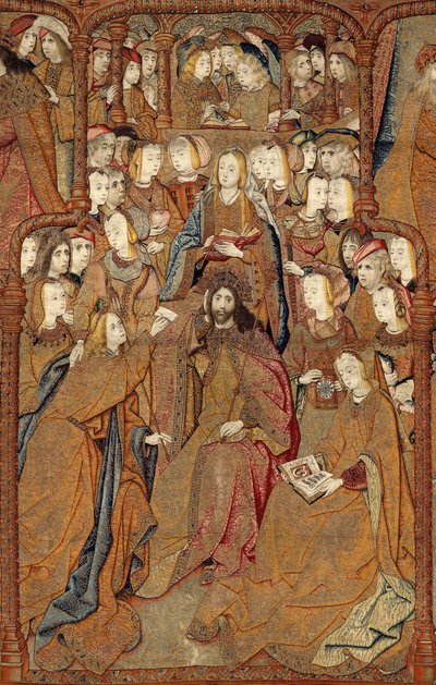 Triumphs of the Mother of God or Panos de Oro, c.1500-02 (tapestry)   1456210   ja       japanese Successfully Translated  Original: John Michael Rysbrack Modelling His Terra-Cotta Statue of Hercules Translat: John Michael Rysbrack Modelling His Terra-Cott 作： Pieter (attr. to) Coecke van Aelst