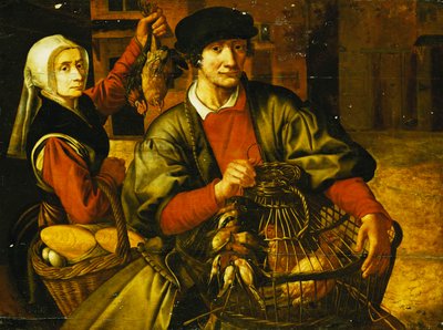 家禽売り手、 作： Pieter Aertsen