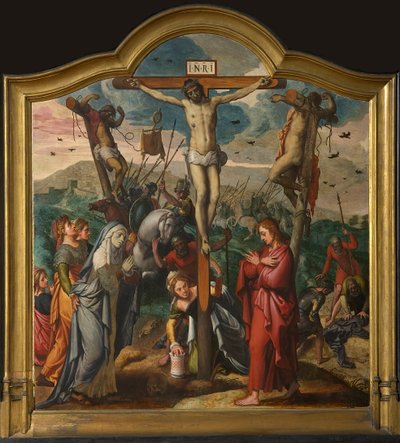 ヤン・ファン・デル・ビエストのトリプティクの中央パネル。 作： Pieter Aertsen