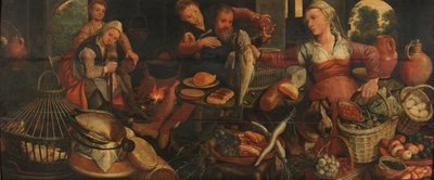 キッチンシーン 作： Pieter Aertsen