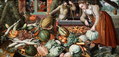 市場シーン、1569 作： Pieter Aertsen
