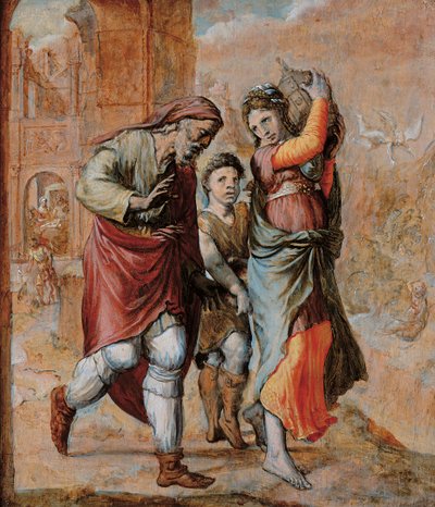 ハガルとイシュマエルの追放 作： Pieter Aertsen