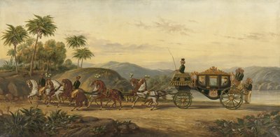 四代目萬古永五郎の馬車 1870年頃 油彩・カンヴァス 作： Pieter Alardus Haaxman
