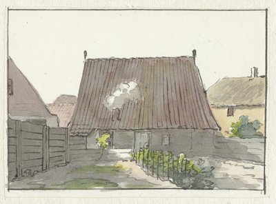 裏庭のある家 作： Pieter Bartholomeusz. Barbiers