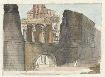 ローマ時代の遺跡 作： Pieter Bartholomeusz. Barbiers