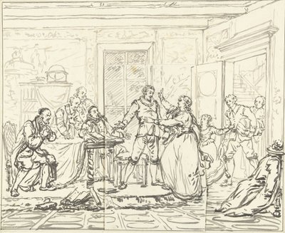 ジェイコブ・シモンズ・デ・ライクの舞台シーン 作： Pieter Bartholomeusz. Barbiers