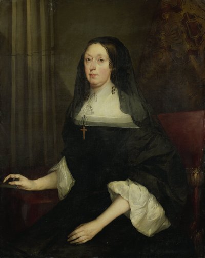 女性の肖像 作： Pieter Borselaer
