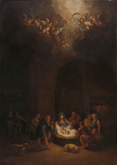 羊飼いの礼拝 作： Pieter Bout (attributed to)