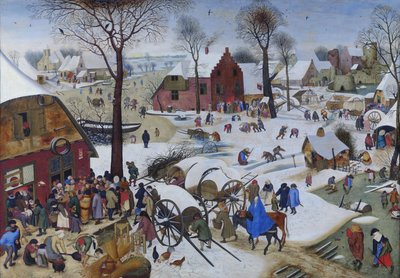 ベツレヘムの国勢調査 作： Pieter Breughel the Younger