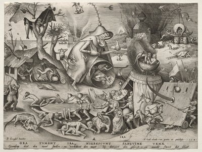 七つの大罪 怒り 作： Pieter Bruegel
