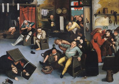 狂気の石または頭の上の操作を切り取る 作： Pieter Bruegel the Elder
