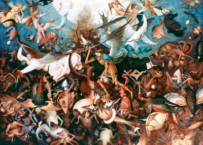 反逆の天使の堕落、1562 作： Pieter Bruegel the Elder