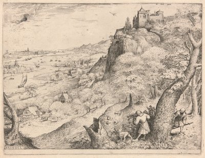 ウサギ狩り 作： Pieter Bruegel the Elder