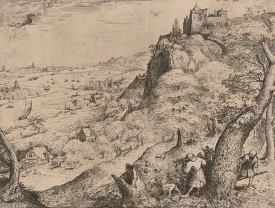 ウサギ狩り、1560年。 作： Pieter Bruegel the Elder