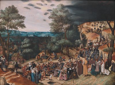 カルバリーへの道のキリスト 作： Pieter Brueghel d.Y.