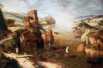 ガリラヤ海でのキリストと使徒たち 作： ピーター・ブリューゲル長老