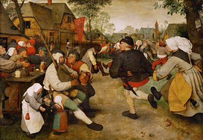 ドイツ語：Bauerntanz 農民の踊り 作： ピーター・ブリューゲル長老