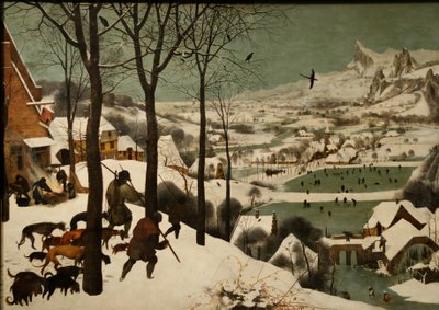 ドイツ語：Jäger im Schnee（冬）月のサイクル、シーン：雪の中の狩人（1月） 作： ピーター・ブリューゲル長老