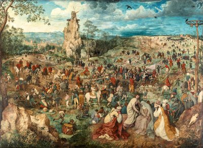 ドイツ語：Kreuztragung Christi カルバリーへの行列 作： ピーター・ブリューゲル長老