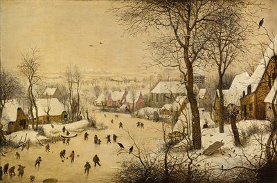バード・トラップのある冬景色 作： ピーター・ブリューゲル長老