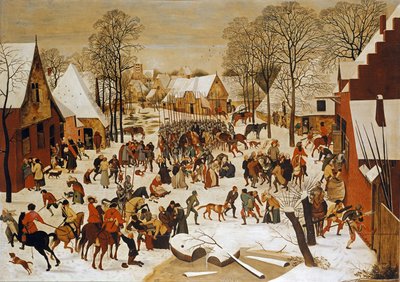罪のない者の虐殺の冬の情景 作： Pieter Brueghel the Younger