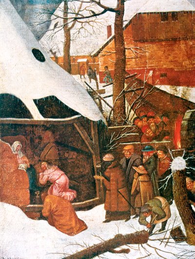 マギの礼拝詳細、c1584-1638 作： Pieter Brueghel the Younger