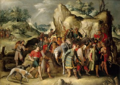聖パウロの回心。 作： Pieter Brueghel the Younger