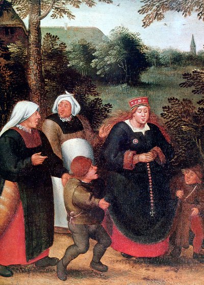 花嫁の行列、c1584-1638 作： Pieter Brueghel the Younger