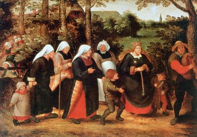 花嫁の行列、c1584-1638 作： Pieter Brueghel the Younger