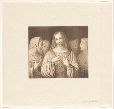 律法学者の中の若いキリスト 作： Pieter Christoffel Wonder