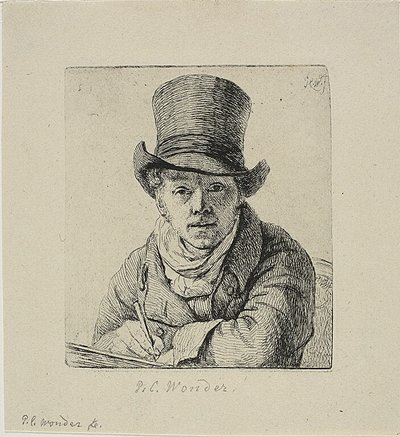 自画像 作： Pieter Christoffel Wonder