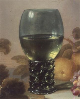 ガラスゴブレットの静物（52818のディテール） 作： Pieter Claesz