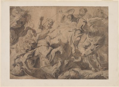 ライオンハント 作： Pieter Claesz Soutman and Sir Peter Paul Rubens