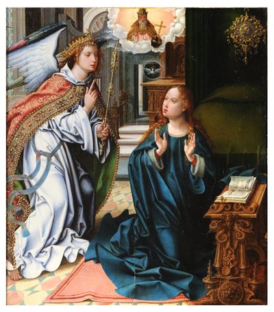 受胎告知 作： Pieter Coecke van Aelst