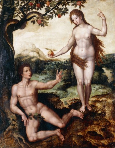 誘惑、 作： Pieter Coecke van Aelst