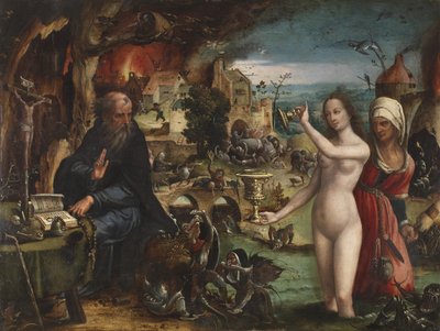 聖アントニウスの誘惑 作： Pieter Coecke van Aelst