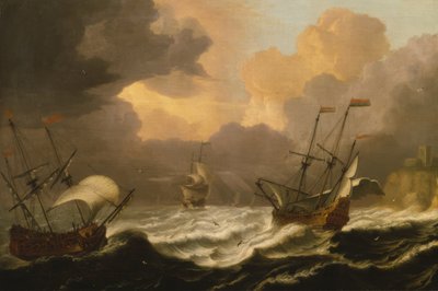 3隻の船で海を移動 作： Pieter Coopse