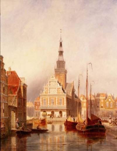 オランダ・アルクマールの計量所 作： Pieter Cornelis Dommerson