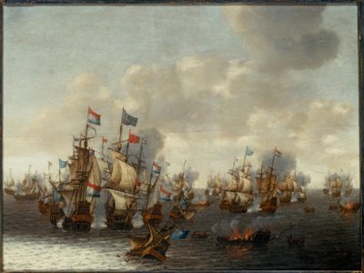 四日間の海戦 作： Pieter Cornelisz. Soest