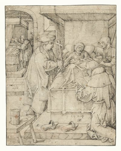 病人の世話 Works of Mercy (シリーズタイトル) 作： Pieter Cornelisz. genaamd Kunst