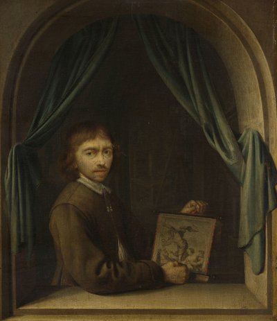 画家の肖像 作： Pieter Cornelisz. van Egmondt (attributed to)