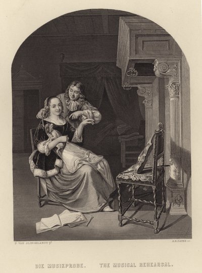 ミュージカルリハーサル 作： Pieter Cornelisz van Slingelandt